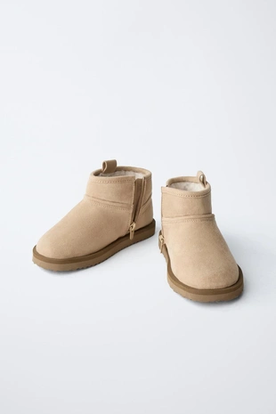 Taupe Grey | 7111/630/131 - Zara Зимние ботинки