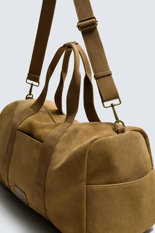 Sand Brown | 3144/620/107 - Zara Дорожная сумка из кожи CHAMPION ® X ZARA