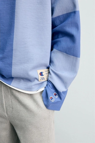 Поло COLOR BLOCK CHAMPION ® X ZARA- Заказать в России
