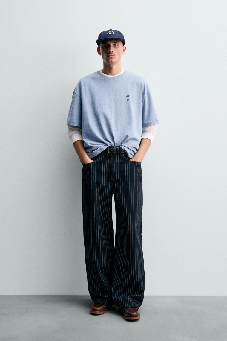 Футболка с нашивками champion ® x zara