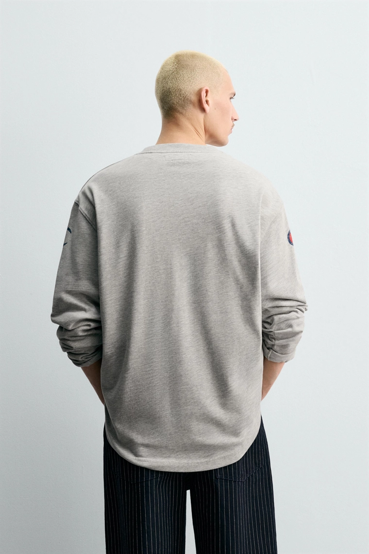 Футболка с принтом champion ® x zara