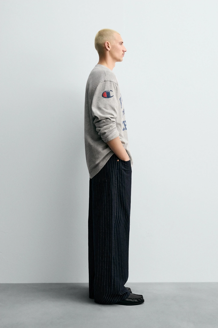 Футболка с принтом champion ® x zara