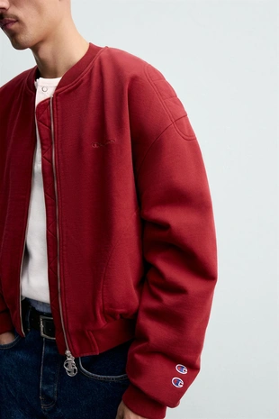 Стеганая куртка-бомбер CHAMPION ® X ZARA- Заказать в России