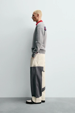 Джемпер в полоску с логотипами CHAMPION ® X ZARA- Заказать в России
