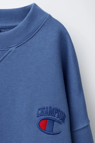 Bluish | 5431/600/420 - Zara Толстовка с вышивкой CHAMPION ® X ZARA