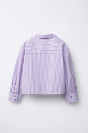 Комплект рубашка поплин в полоску с трикотажной майкой CHAMPION ® X ZARA- Заказать в России