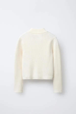 Купить Zara Джемпер в рубчик с воротником-стойкой CHAMPION ® X ZARA