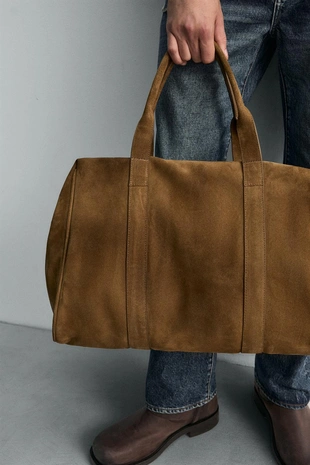 Купить Zara Дорожная сумка из кожи LIMITED EDITION