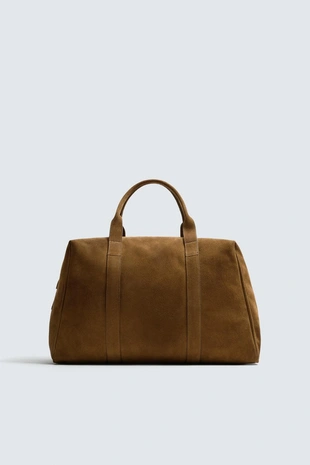 Brown | 3145/620/700 - Zara Дорожная сумка из кожи LIMITED EDITION