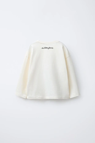 Купить Zara Футболка с принтом ROLLING STONES ©