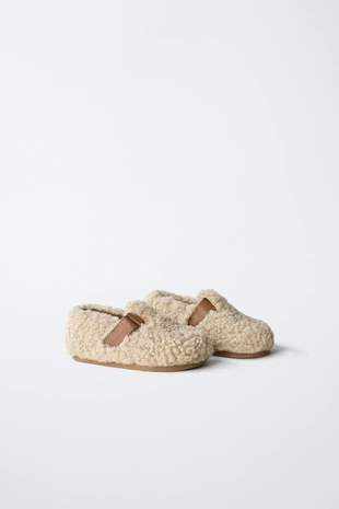 Купить Zara Туфли из искусственного меха ZARA