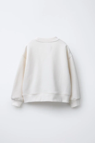 Толстовка с надписью и принтом медвежонка- Заказать в России