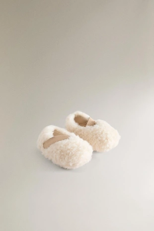 Балетки на меху FAUX SHEARLING- Заказать в России