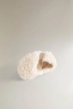 Балетки на меху FAUX SHEARLING- Заказать в России
