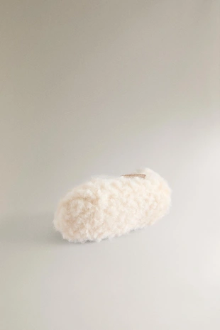 Балетки на меху FAUX SHEARLING- Заказать в России