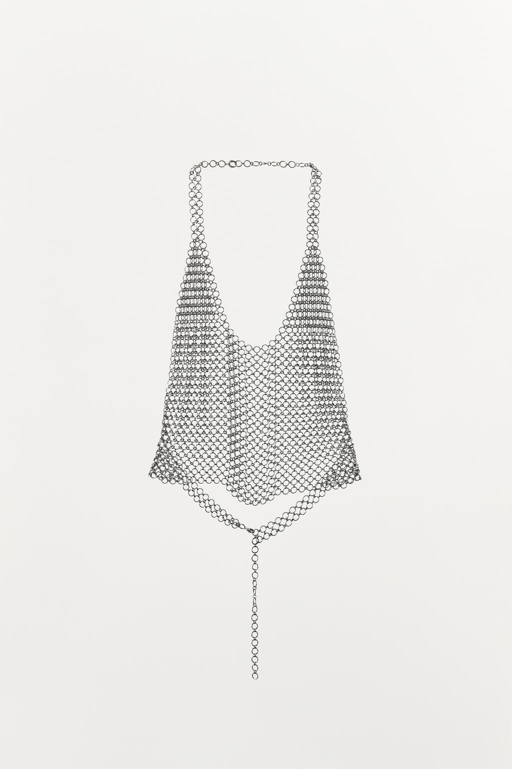 ТОП С МЕТАЛЛИЧЕСКИМИ КОЛЬЦАМИ