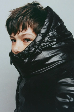 Стеганое пальто с капюшоном WATER REPELLENT