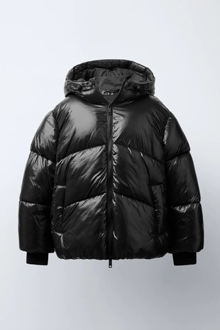 Стеганое пальто с капюшоном WATER REPELLENT