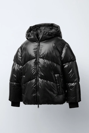 Стеганое пальто с капюшоном WATER REPELLENT