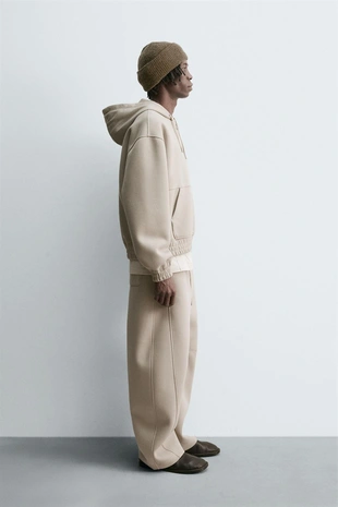 Брюки BALLOON FIT с эффектом неопрена- Заказать в России