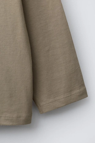 Лонгслив с принтом-логотипом- Заказать в России