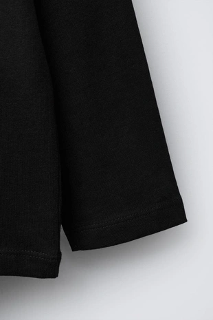 Лонгслив с принтом-логотипом