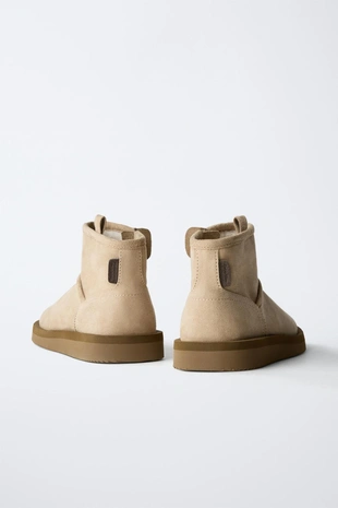 Ботинки с мехом- Заказать в России