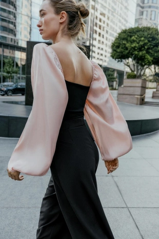 Купить Zara Боди эластичное комбинированное