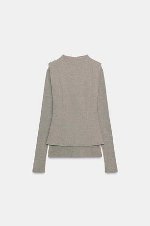 Топ с двойными длинными рукавами- Заказать в России