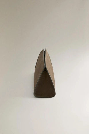 Green | 4138/600/030 - Zara Кожаная сумка для косметики
