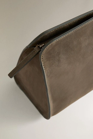 Кожаная сумка для косметики- Заказать в России