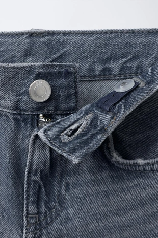 Джинсы WIDE LEG с заклепками- Заказать в России