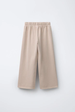 Брюки WIDE LEG с эффектом потертости- Заказать в России