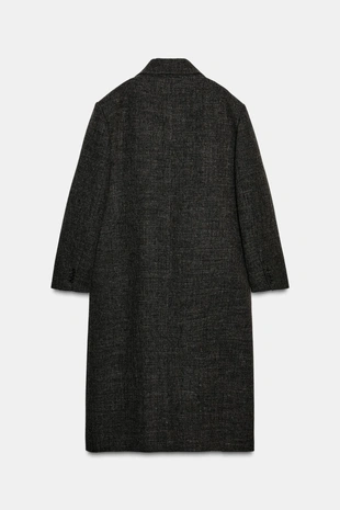 Пальто из смесовой шерсти с разрезами — ZW COLLECTION- Заказать в России
