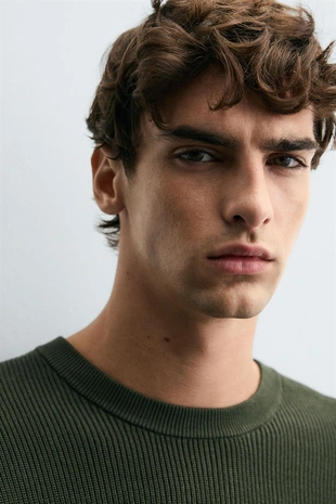 Джемпер жемчужной вязки- Заказать в России