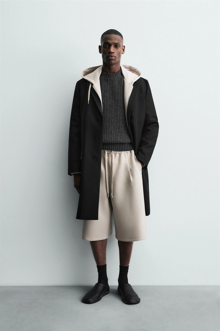 Бермуды в стиле неопрена с ламлами