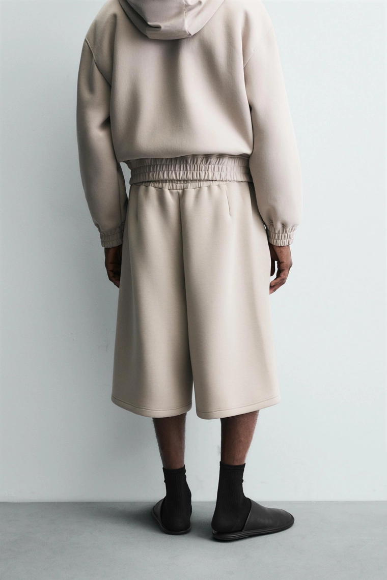 Бермуды в стиле неопрена с ламлами