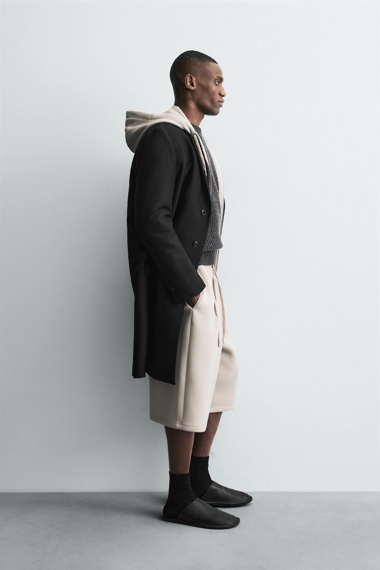 Бермуды в стиле неопрена с ламлами