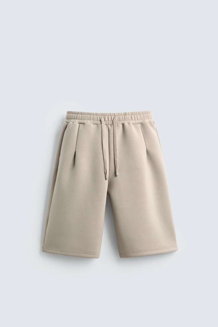 Бермуды в стиле неопрена с ламлами