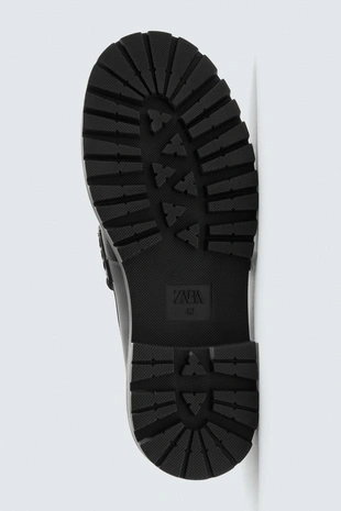 Кожаные лоферы с планкой- Заказать в России