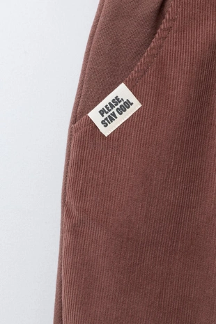 Брюки из вельвета и футера- Заказать в России