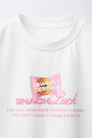 White | 1165/876/250 - Zara Футболка с рельефным текстом