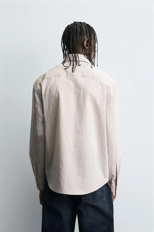 Рубашка в полоску с галстуком- Заказать в России