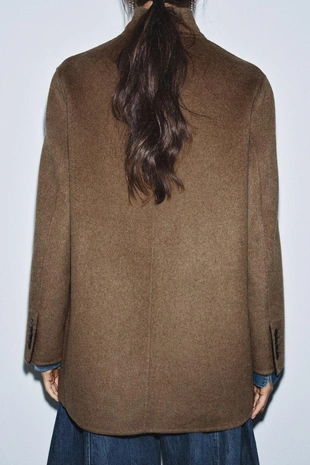 Блейзер оверсайз из смесовой шерсти — ZW COLLECTION- Заказать в России