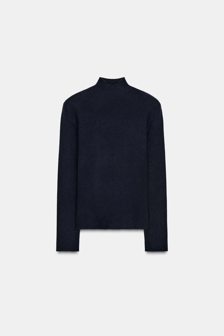 Вязаный топ с открытой спиной