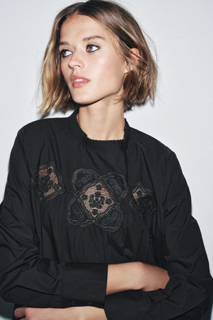 Платье с вышивкой из коллекции ZW- Заказать в России