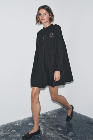 Платье с вышивкой из коллекции ZW- Заказать в России