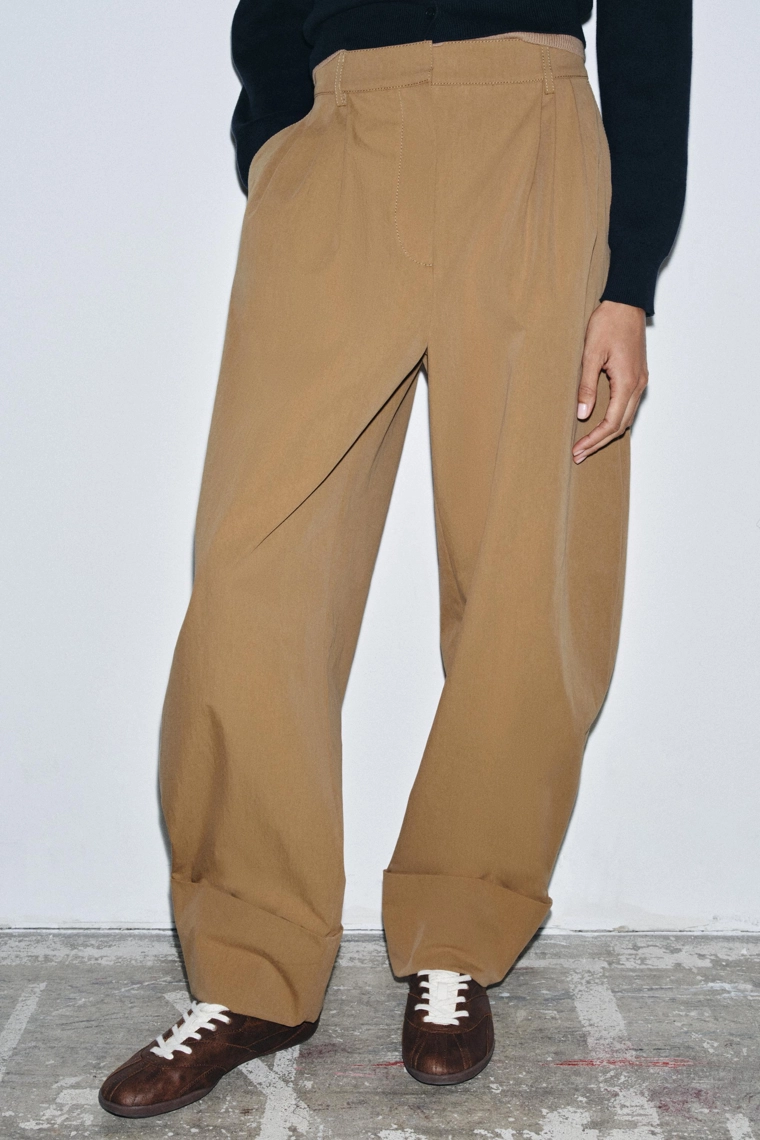 Брюки chino zw collection с защипами