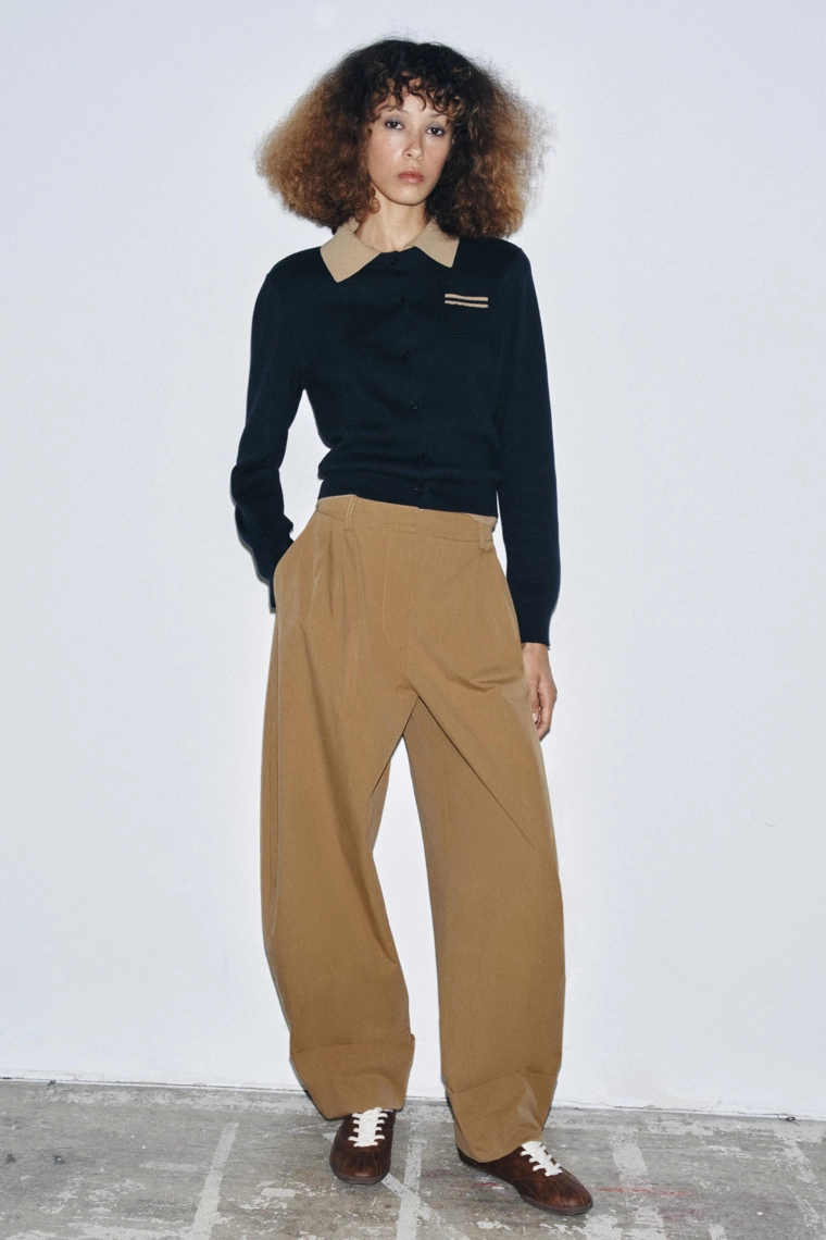 Брюки chino zw collection с защипами