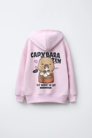 Pink | 5431/451/620 - Zara Худи капибара CAPYFUN ©